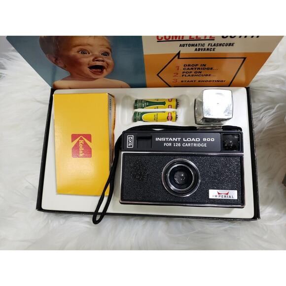 Vintage 1970's IMPERIAL Instant Load 900 for 126 Cartridge Camera Advertising - Picture 4 of 11